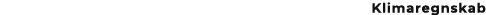 Klimaregnskab