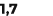 1,7