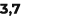 3,7